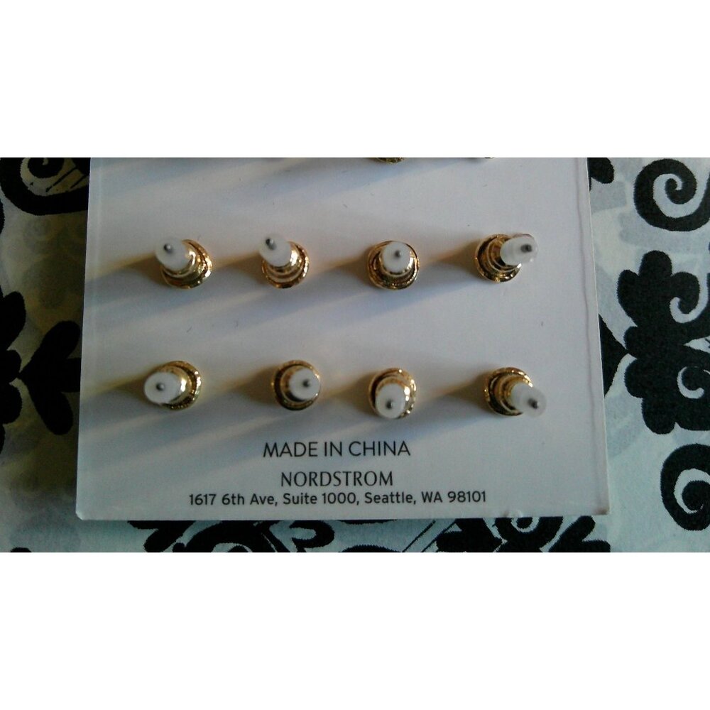 Leith Nickel Free Fall/Winter Stud Earrings Set - Picture 4 of 4